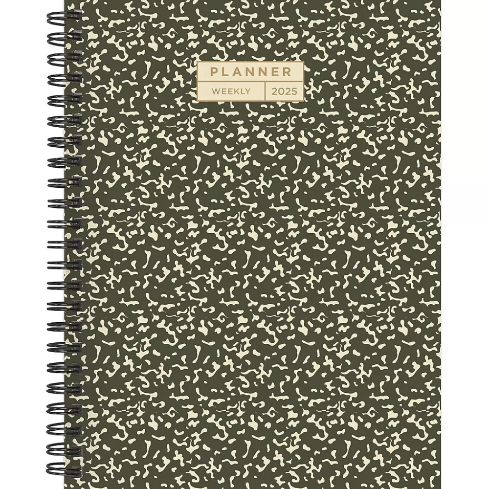 TF Publishing 2025 Planners<2025 6.5" x 8" Classic Composition Medium Weekly Monthly Planner 25-9202