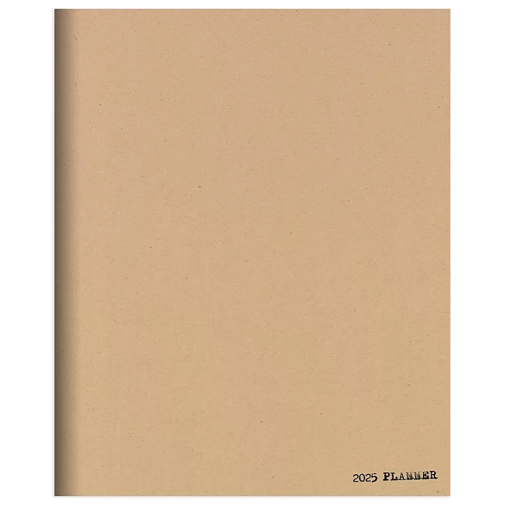 TF Publishing 2025 Planners<2025 6.5" x 8" Monthly Planner, Paperboard Cover, Anything But Basic Kraft (25-4200)