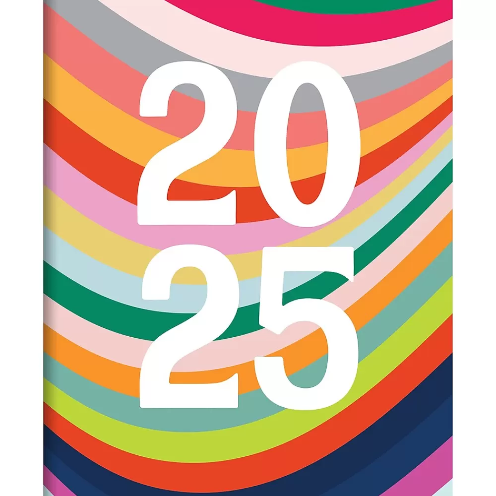TF Publishing 2025 Planners<2025 9" x 11" Monthly Planner, Paperboard Cover, Color Swoops (25-4702)