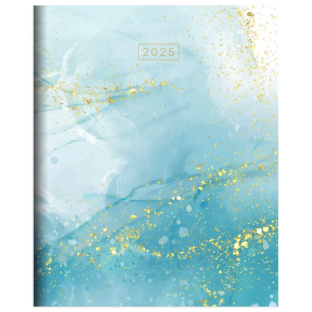 TF Publishing 2025 Planners<2025 6.5" x 8" Monthly Planner, Paperboard Cover, Floating Blue (25-4208)