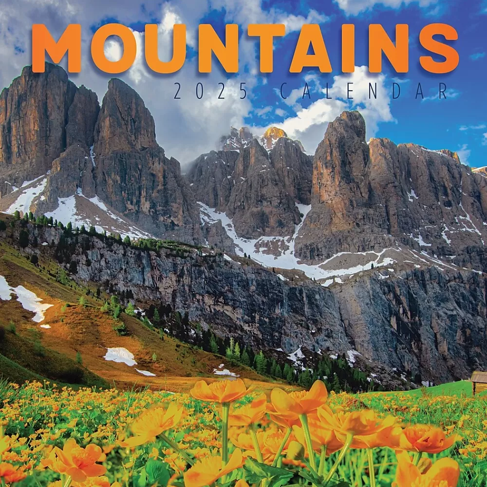 TF Publishing 2025 Calendars<2025 12" x 12" Mountains Wall Calendar (25-1017)