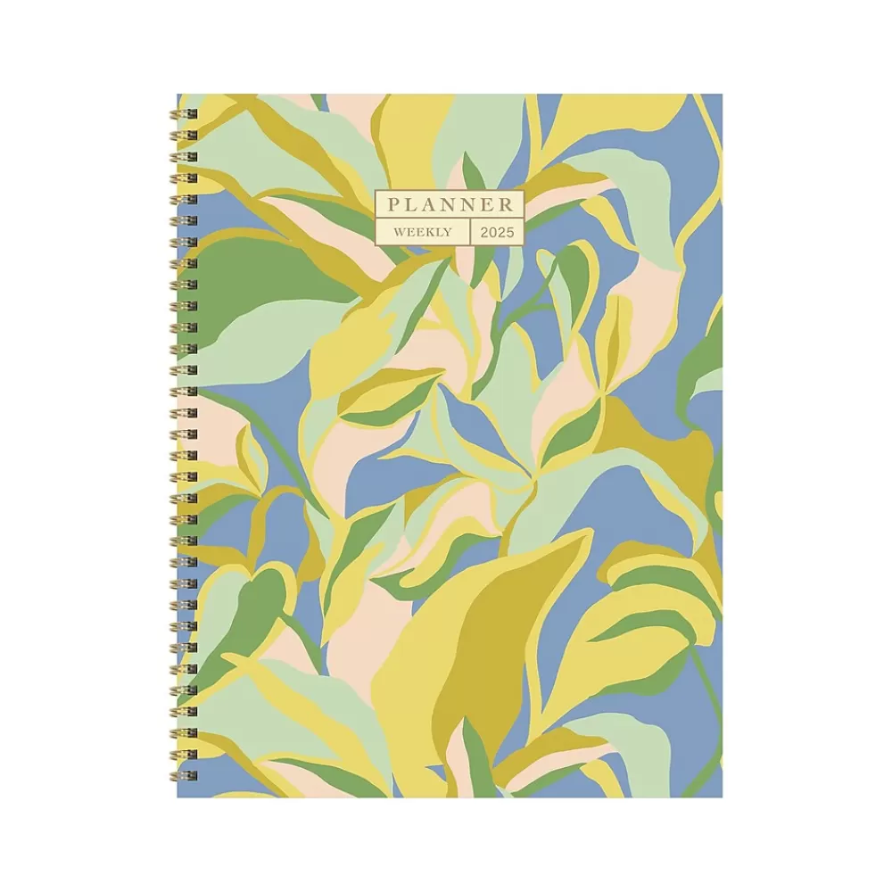 TF Publishing 2025 Planners<2025 9" x 11" Weekly & Monthly Planner, Paperboard Cover, Multicolor (25-9706)