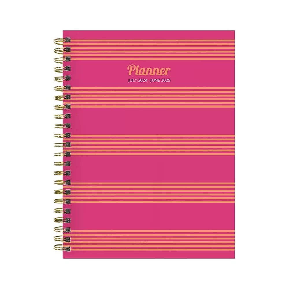 TF Publishing Academic Planners<2024-2025 Cali Girl Collection Cabana Stripe 6" x 8" Academic Weekly & Monthly Planner (AY25-9214)