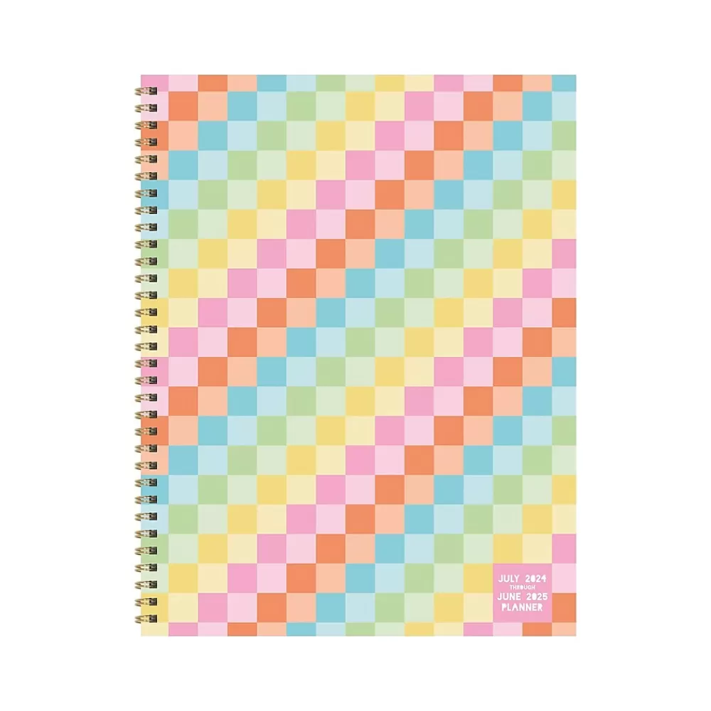 TF Publishing Academic Planners<2024-2025 Cali Girl Collection Checkmate 8.5" x 11" Academic Weekly & Monthly Planner, Paperboard Cover