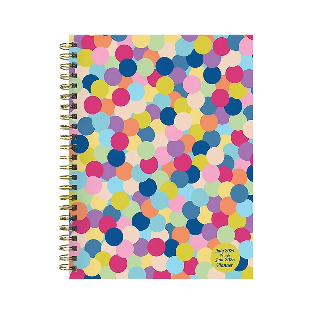 TF Publishing Academic Planners<2024-2025 Cali Girl Collection Gumballs 6" x 8" Academic Weekly & Monthly Planner, Paperboard Cover, Multicolor