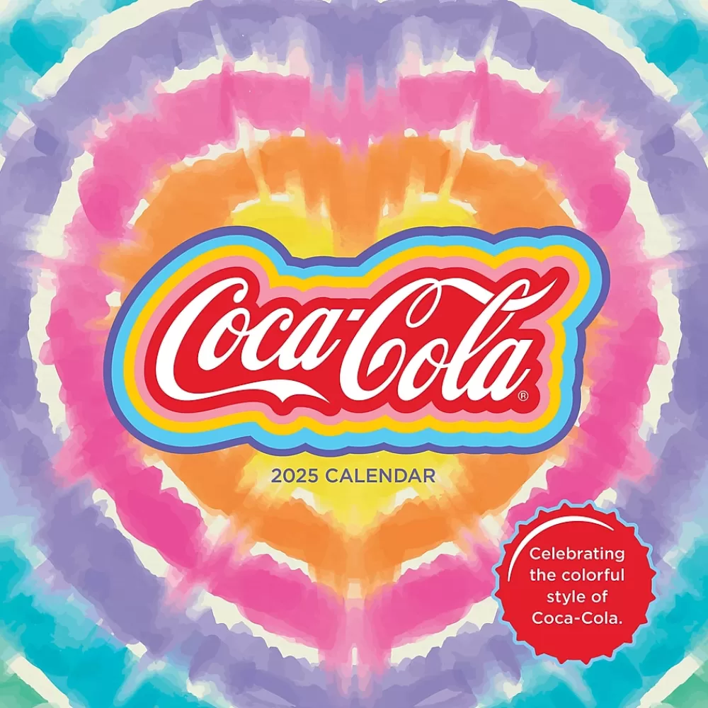 TF Publishing 2025 Calendars<2025 Coca-Cola: Retro & Refreshed! 12" x 12" Monthly Wall Calendar (25-1106)