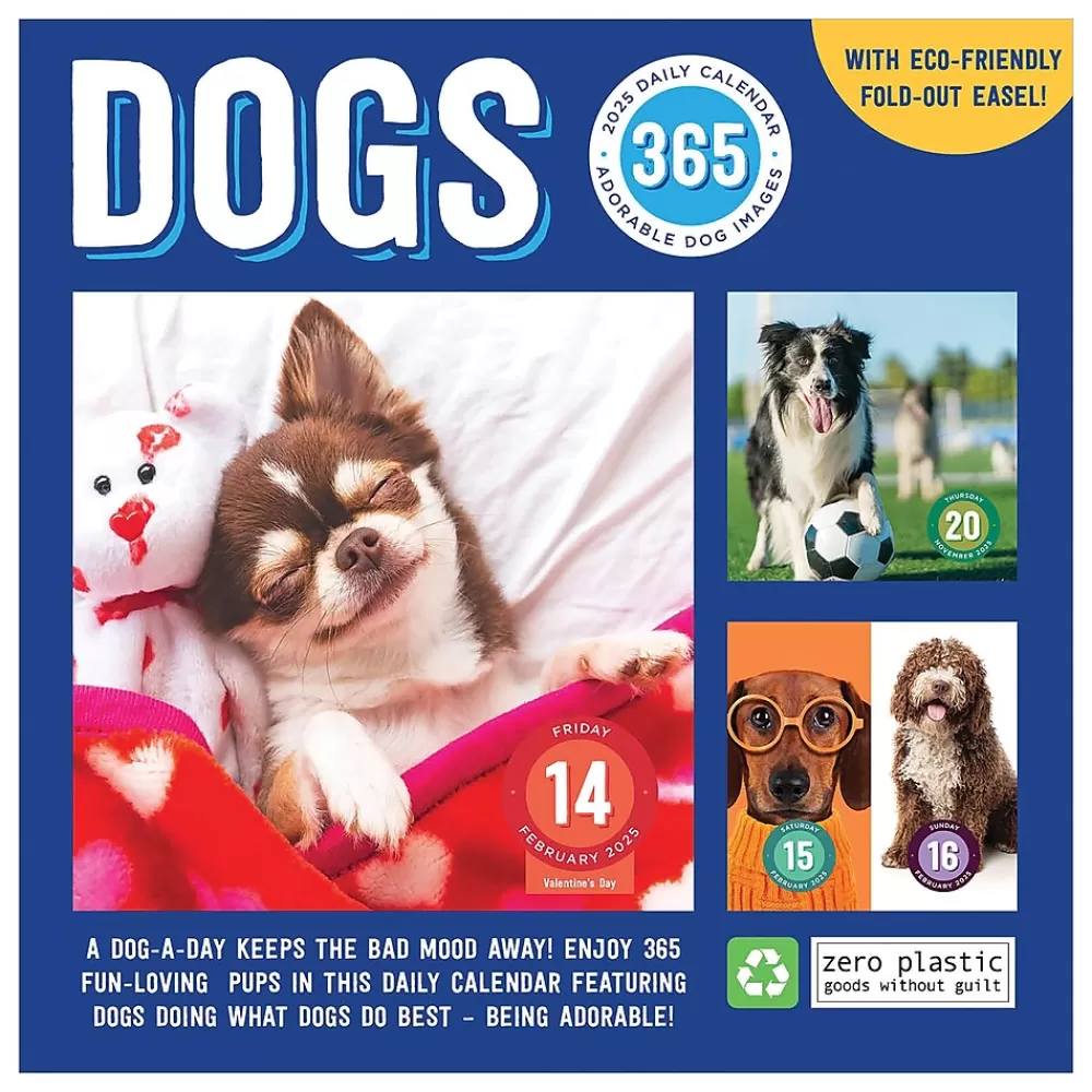 TF Publishing 2025 Calendars<2025 Dog A Day 5.25" x 5.25" Day-to-Day Calendar (25-3008)