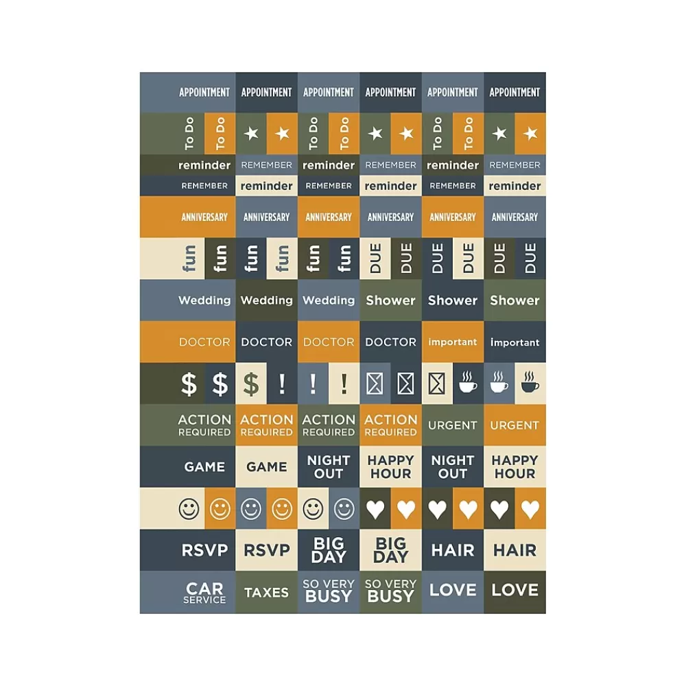TF Publishing Academic Planners<2024-2025 Elements Series Ombre Woods 6" x 8" Academic Weekly & Monthly Planner, Paperboard Cover, Kraft/Black
