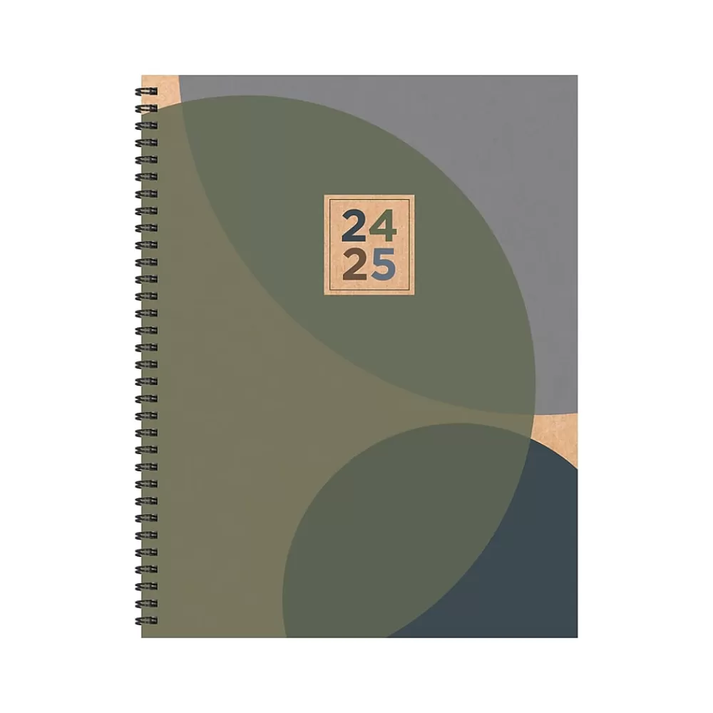 TF Publishing Academic Planners<2024-2025 Elements Series Venn Diagram 8.5" x 11" Academic Weekly & Monthly Planner, Paperboard Cover