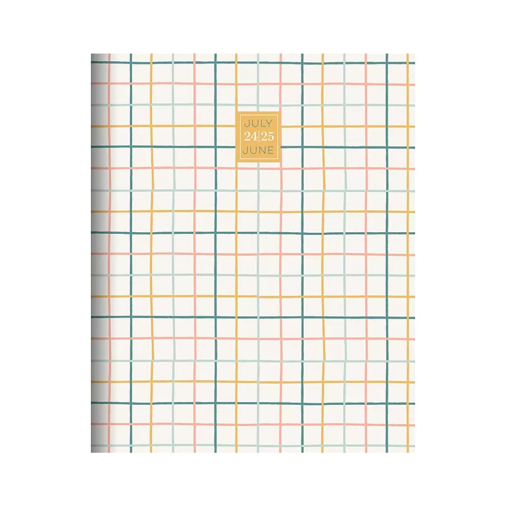 TF Publishing Academic Planners<2024-2025 Graph Paper 6.5" x 8" Academic Monthly Planner, Paperboard Cover, Multicolor (AY25-4206)
