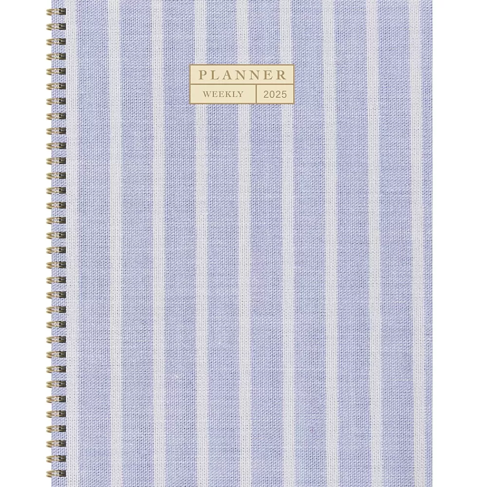 TF Publishing 2025 Planners<2025 Harper Blue 9" x 11" Weekly & Monthly Planner, Paperboard Cover, Multicolored (25-9710)