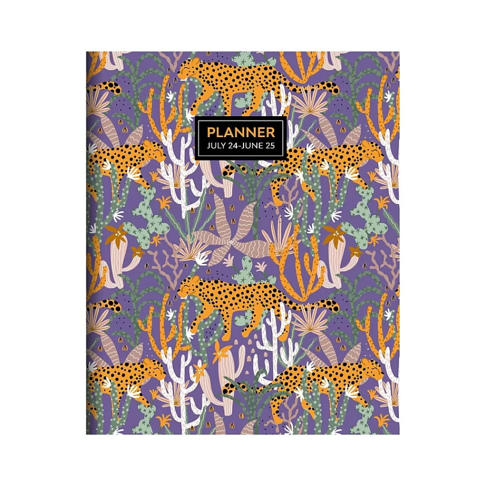 TF Publishing Academic Planners<2024-2025 Jungle Cat 9" x 11" Academic Monthly Planner, Paperboard Cover, Multicolor (AY25-4506)