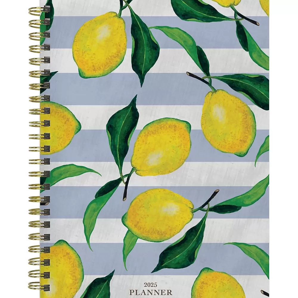 TF Publishing 2025 Planners<2025 Lemons of Capri 6.5" x 8" Weekly & Monthly Planner, Paperboard Cover, Multicolor (25-9208)