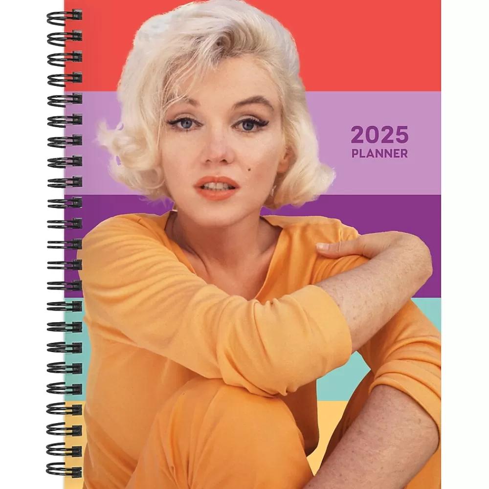 TF Publishing 2025 Planners<2025 Marilyn Monroe 6.5" x 8" Weekly & Monthly Planner, Paperboard Cover, Multicolor (25-9230)