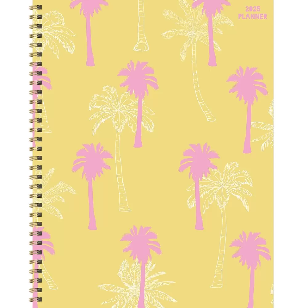 TF Publishing 2025 Planners<2025 Palms & Sunshine 9" x 11" Weekly & Monthly Planner, Paperboard Cover, Multicolored (25-9716)