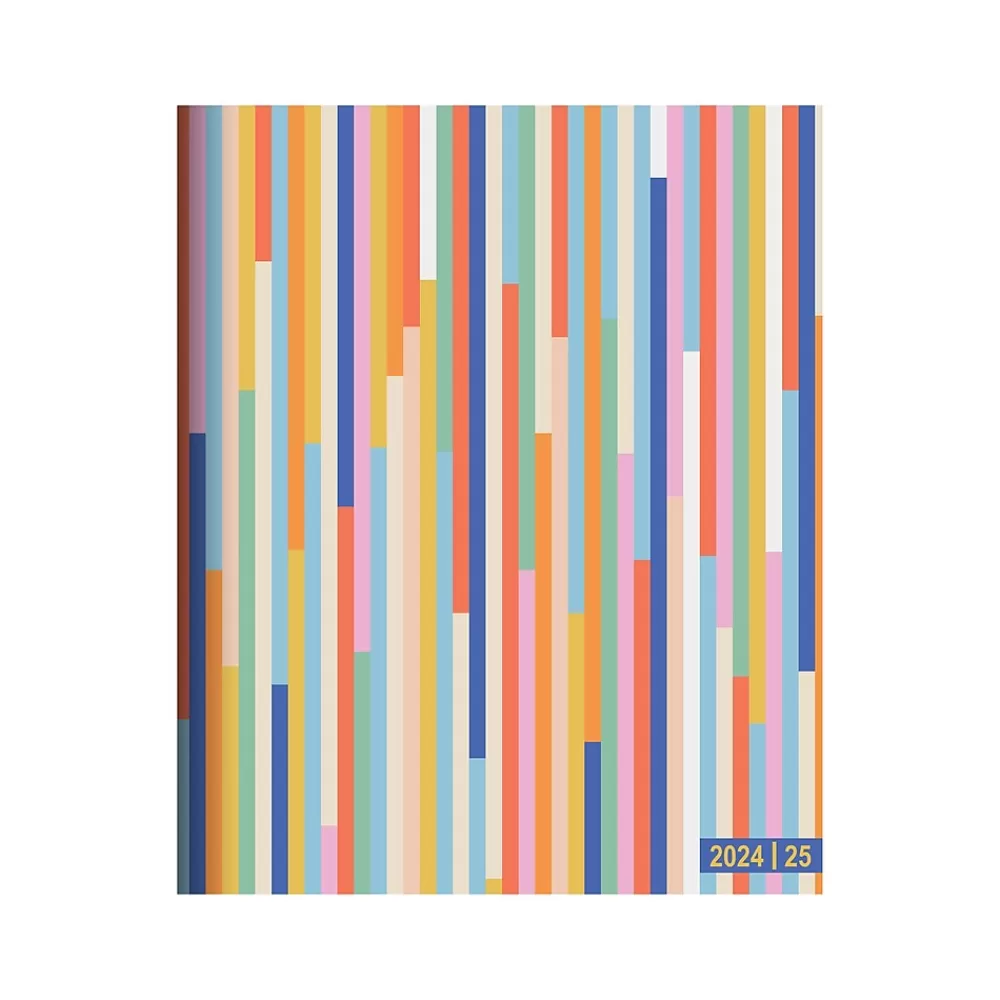 TF Publishing Academic Planners<2024-2025 So Many Stripes 9" x 11" Academic Monthly Planner, Paperboard Cover, Multicolor (AY25-4514)