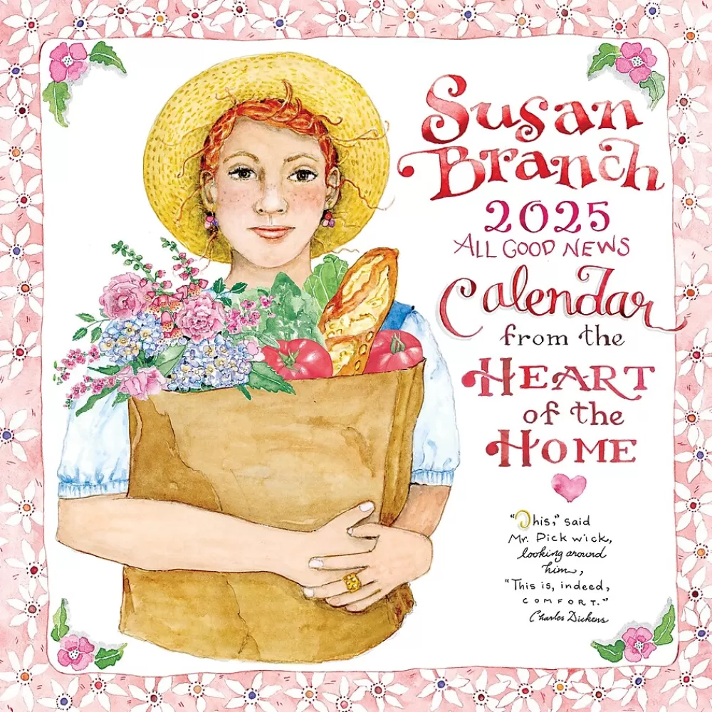 TF Publishing 2025 Calendars<2025 Susan Branch 12" x 12" Monthly Wall Calendar (25-1120)