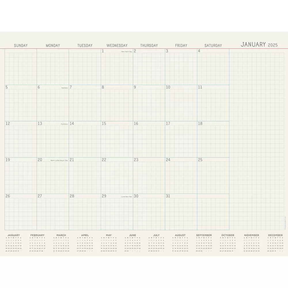 TF Publishing 2025 Calendars<2025 Vintage Professional 17" x 22" Monthly Desk Pad Calendar (25-8204)