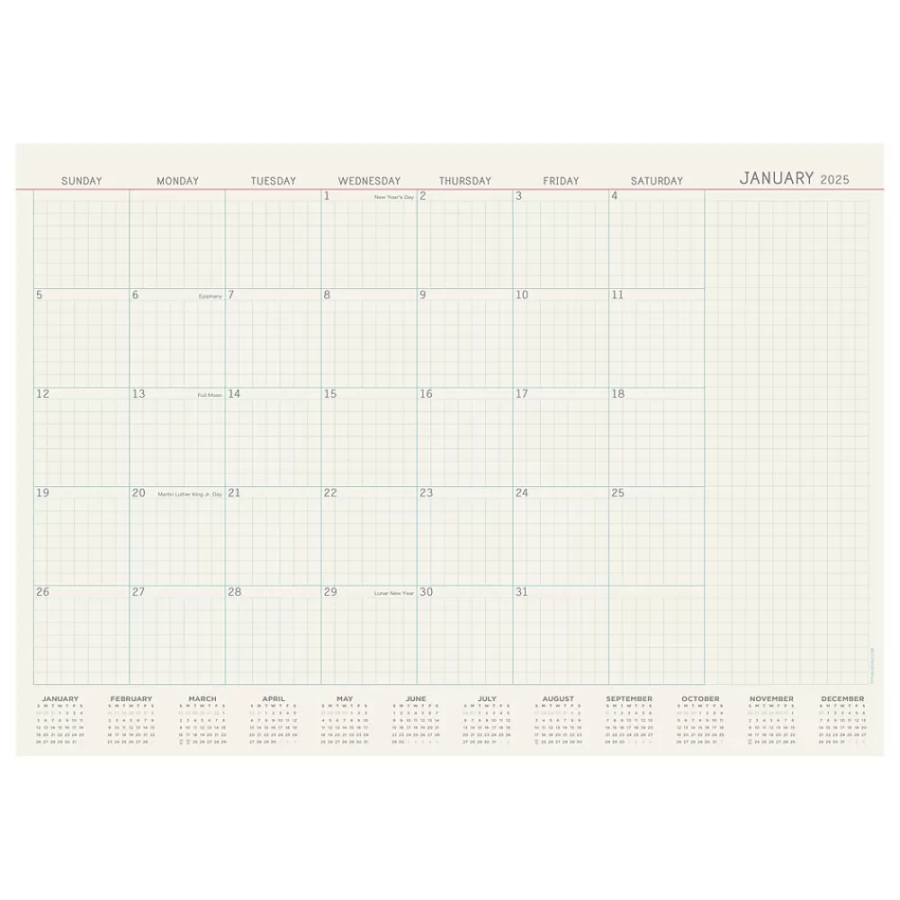 TF Publishing 2025 Calendars<2025 Vintage Professional 12" x 17" Monthly Desk Pad Calendar (25-8504)