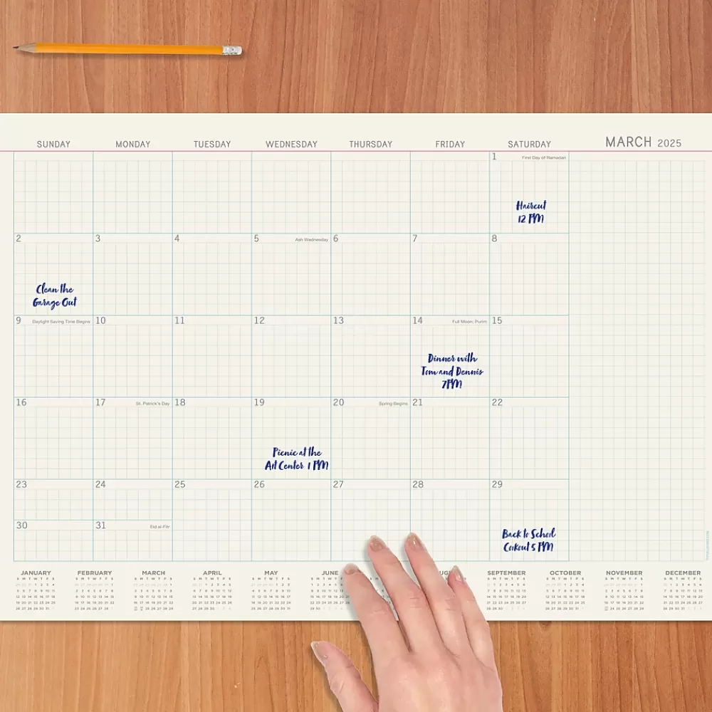 TF Publishing 2025 Calendars<2025 Vintage Professional 12" x 17" Monthly Desk Pad Calendar (25-8504)