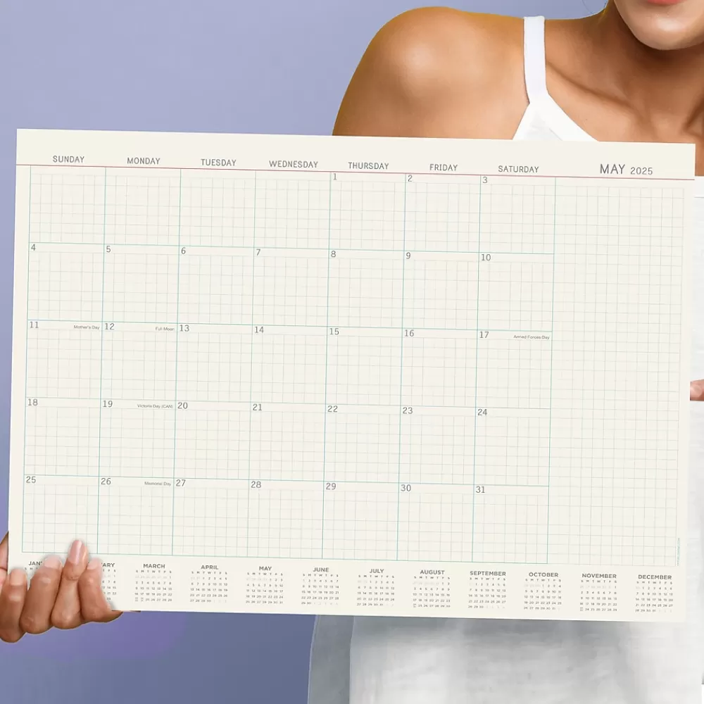 TF Publishing 2025 Calendars<2025 Vintage Professional 12" x 17" Monthly Desk Pad Calendar (25-8504)