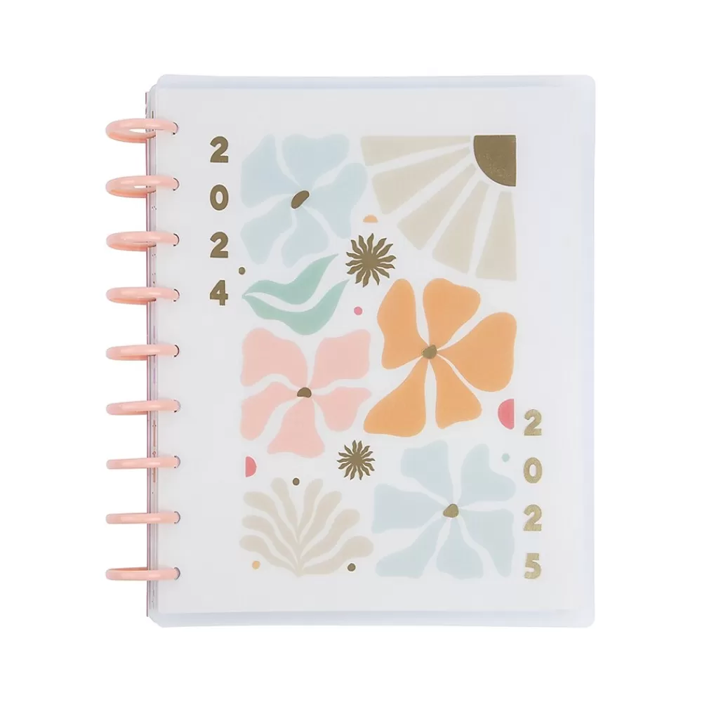 The Happy Planner Academic Planners<2024-2025 Desert Thistle 7" x 9.25" Academic Weekly & Monthly Planner, Plastic Cover, Multicolor