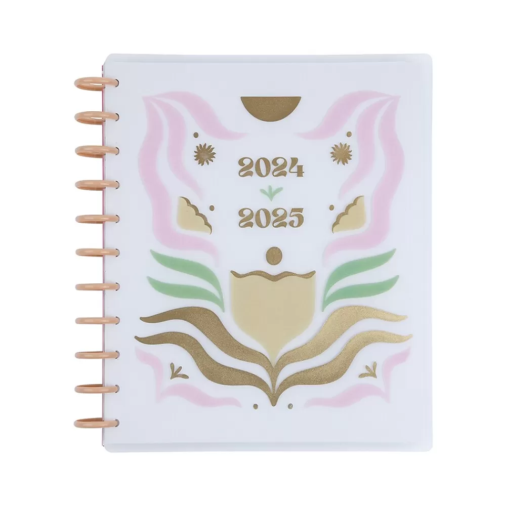The Happy Planner Academic Planners<2024-2025 Desert Thistle 8.5" x 11" Academic Weekly & Monthly Planner, Plastic Cover, Multicolor