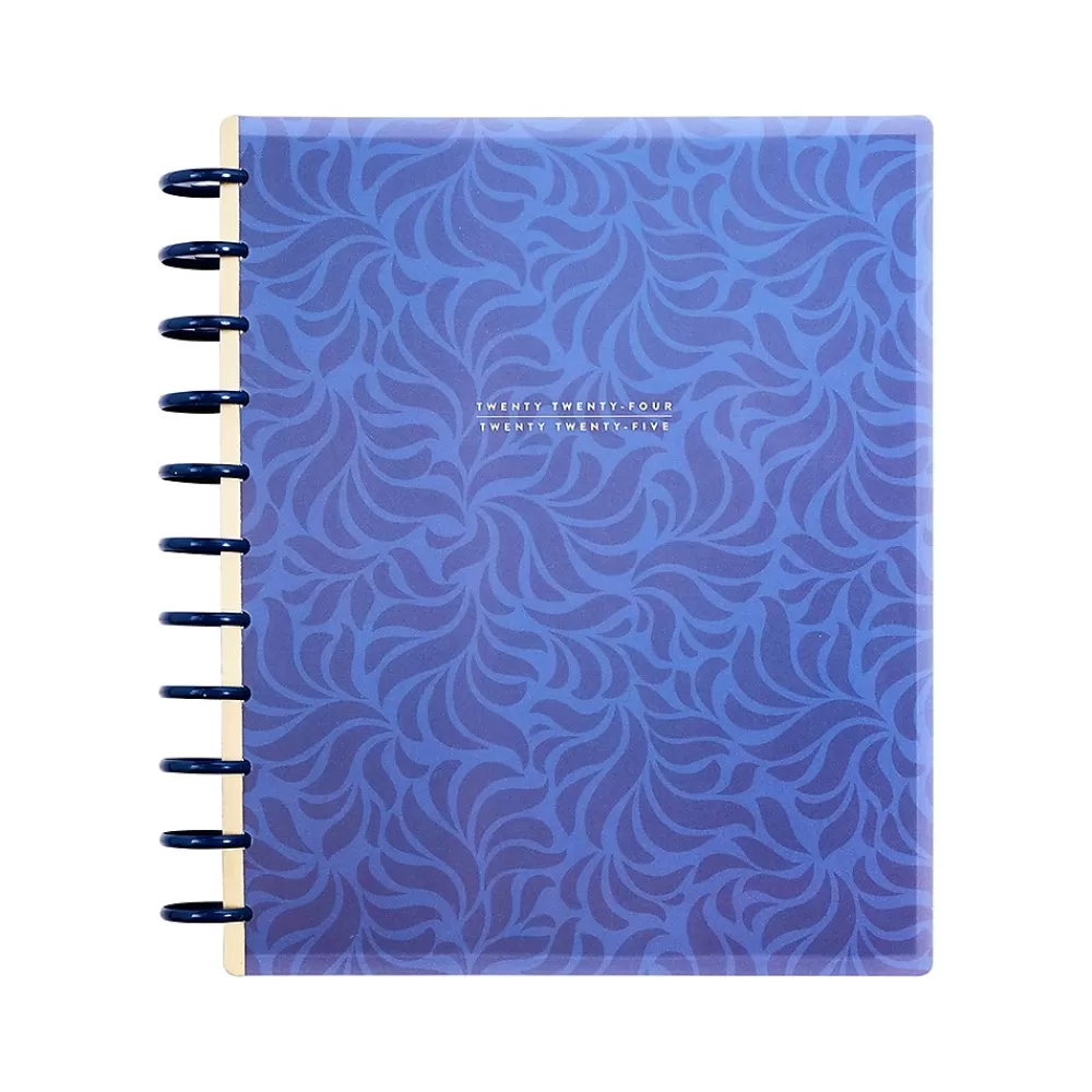 The Happy Planner Academic Planners<2024-2025 Exotic Borders 8.5" x 11" Academic Weekly & Monthly Planner, Plastic Cover, Blue (PPBD12-167)
