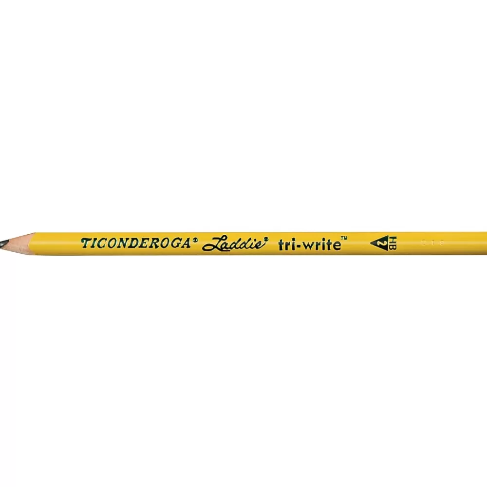 Ticonderoga Pencils<Laddie tri-write Pencils without Eraser, No. 2, Box of 36 (DIX13044)