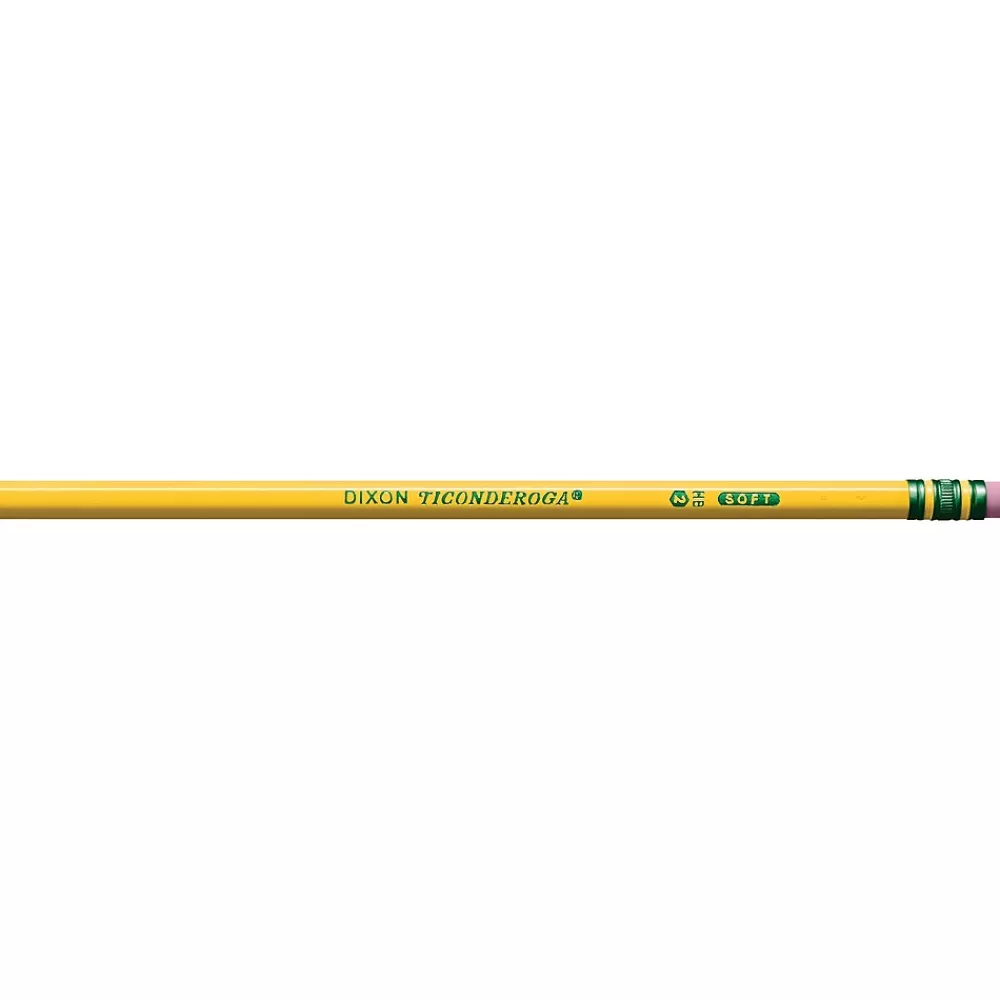 Ticonderoga Pencils<The World's Best Pencil Wooden Pencil, 2.2mm, #2 Soft Lead, 1440/Carton (X13882X-CT)