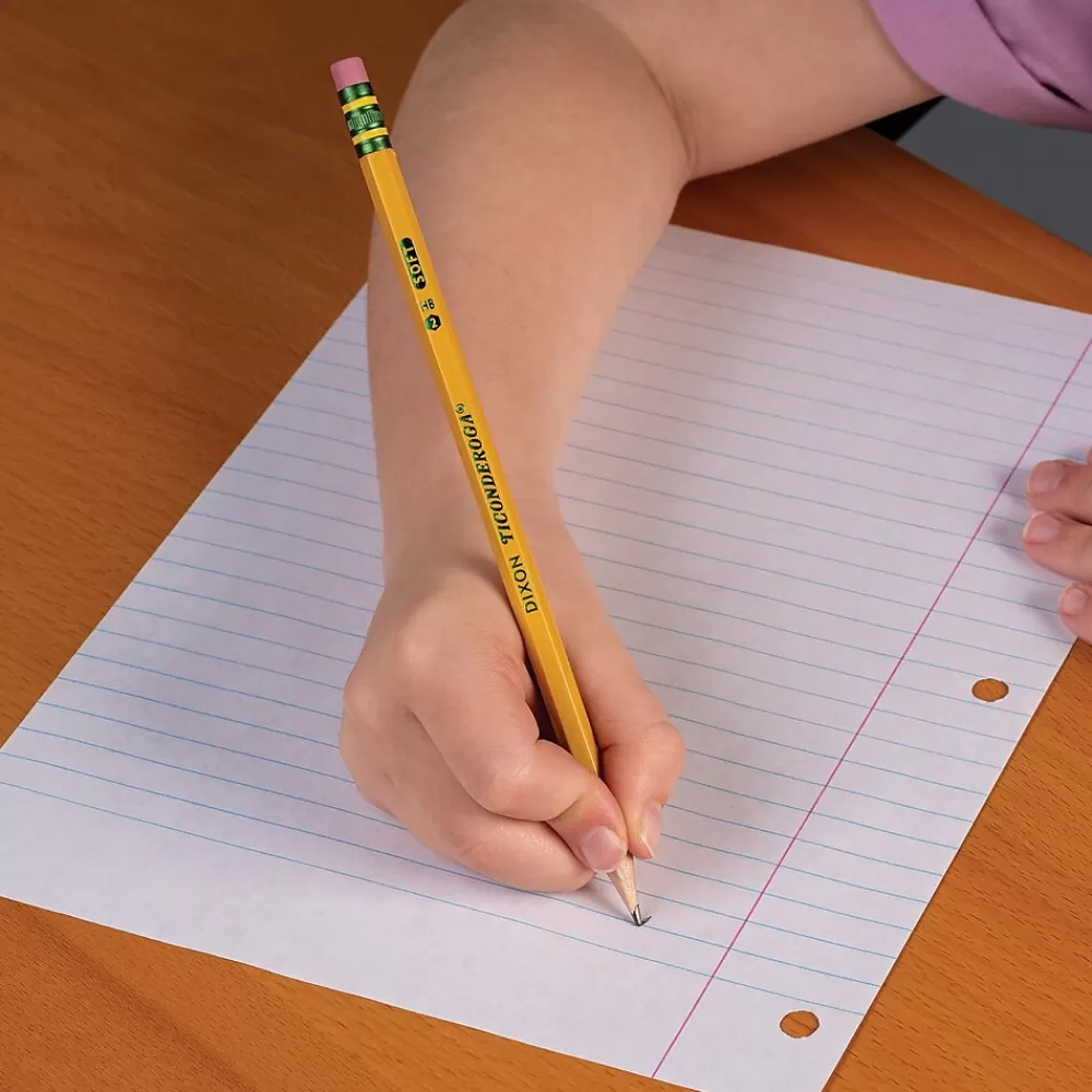 Ticonderoga Pencils<The World's Best Pencil Wooden Pencil, 2.2mm, #2 Soft Lead, 1440/Carton (X13882X-CT)