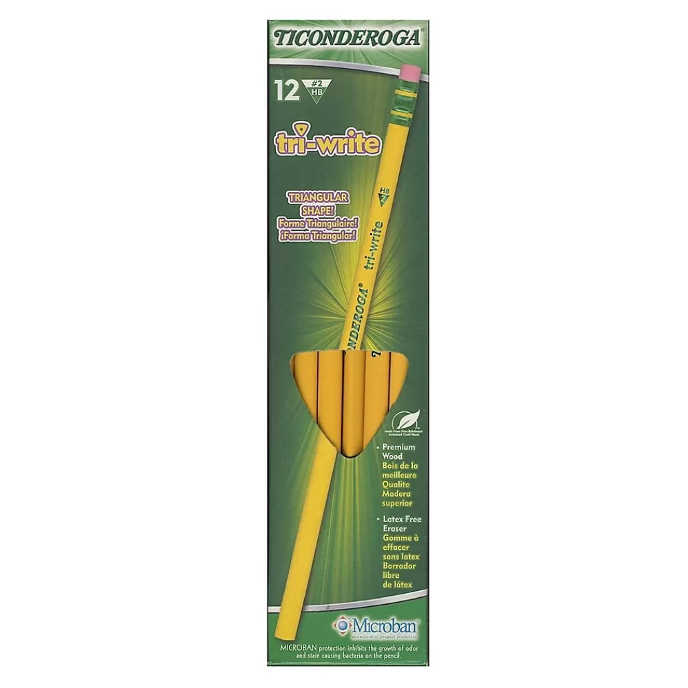 Ticonderoga Pencils<Tri-Write Pencil each [Pack of 48]