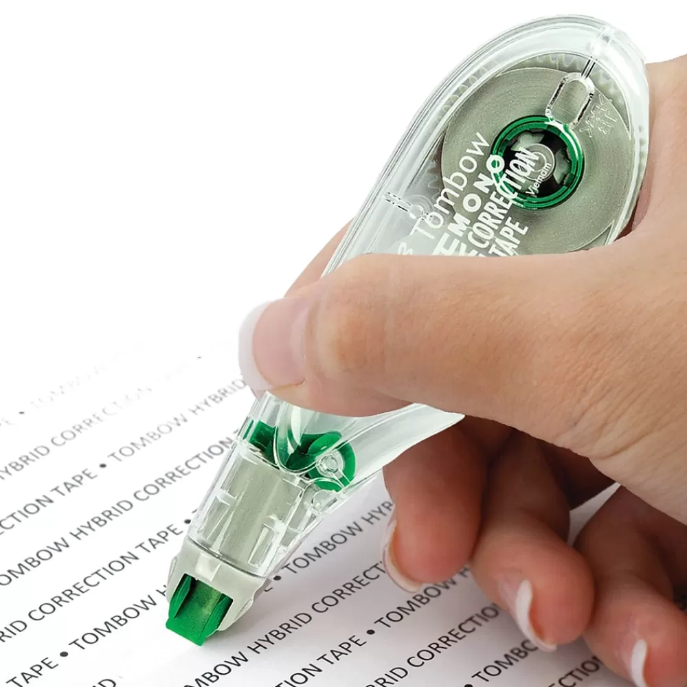 Tombow Correction & White-Out<MONO Hybrid Style Correction Tape, White, 10/Pack (68721)