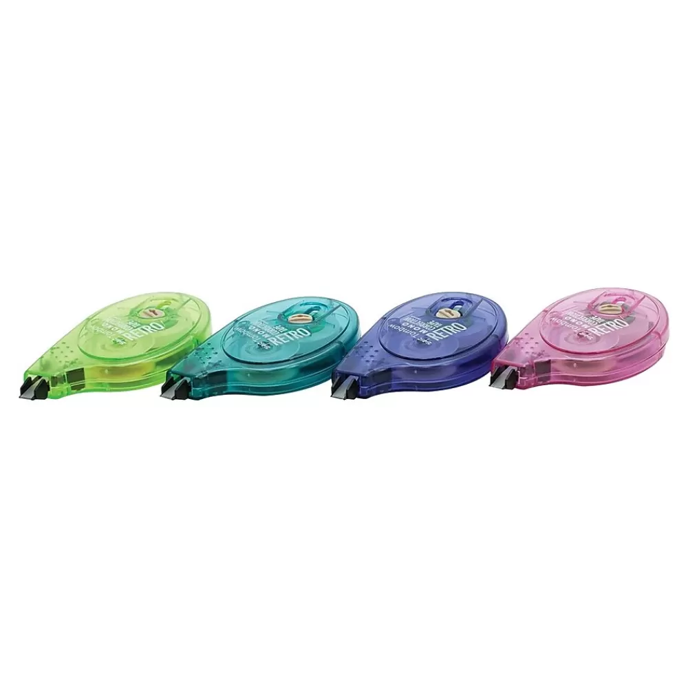 Tombow Correction & White-Out<MONO Retro Correction Tape, White, 4/Pack (68679)