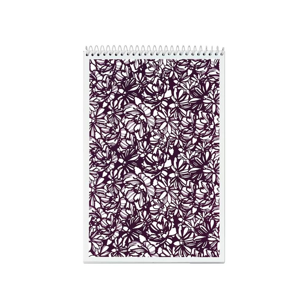 TOPS Notepads<Designer Steno Pads, 6" x 9", Gregg, Assorted Color Covers, 80 Sheets/Pad, 6 Pads/Pack (TOP 80229)