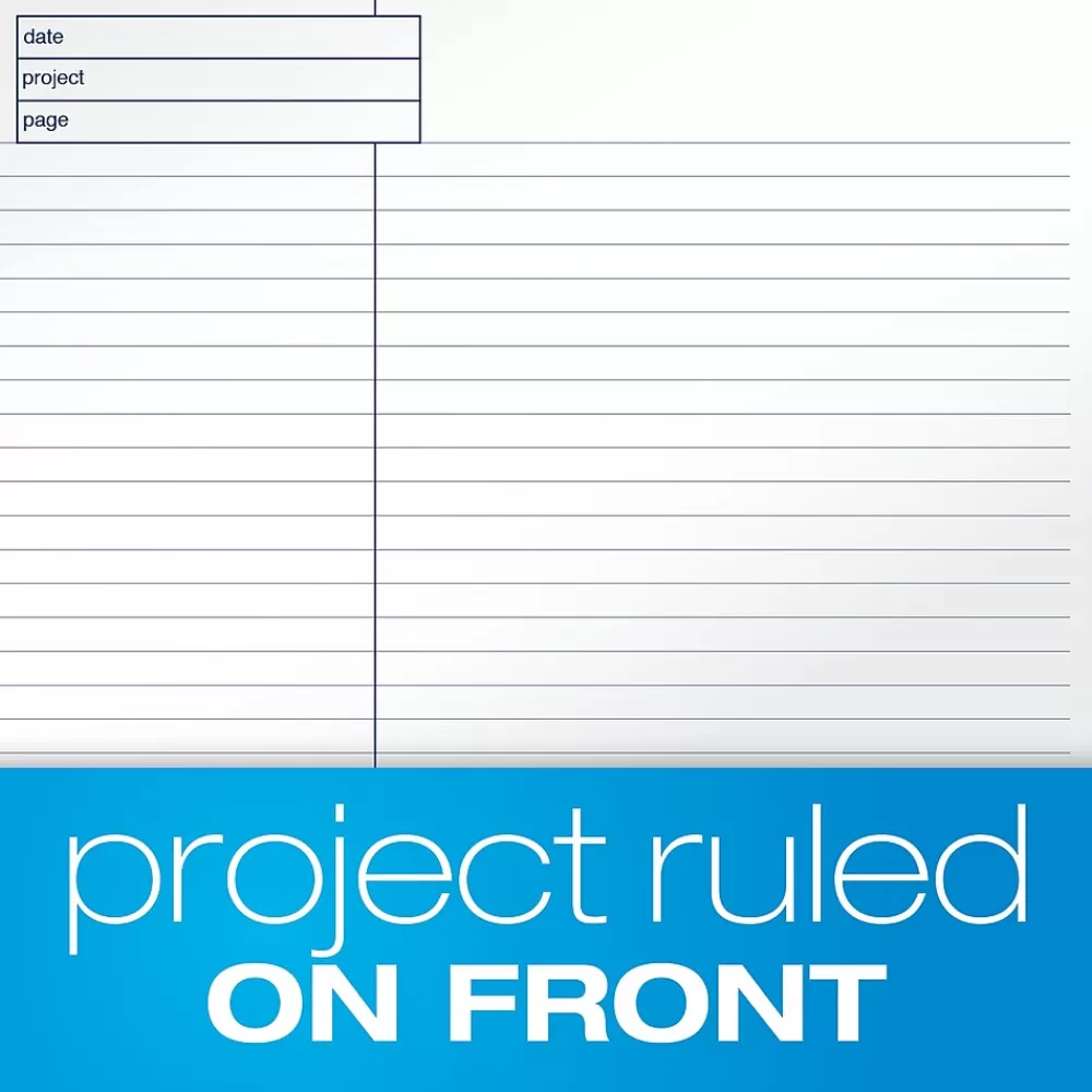 TOPS Notepads<Docket Gold Notepads, 8.5" x 11.75", Quad, White, 40 Sheets/Pad, 4 Pads/Pack (TOP 77102)