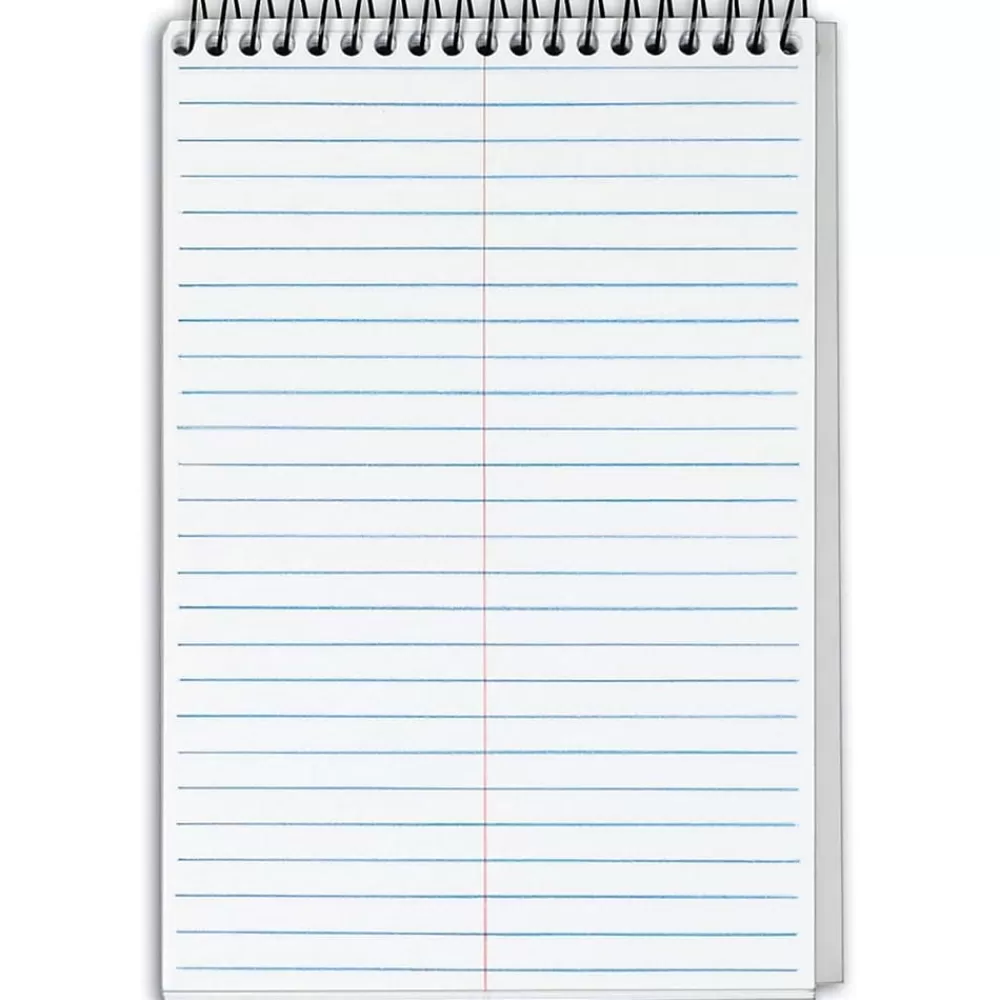 TOPS Notepads<Docket Gold Steno Pad, 6" x 9", Gregg Ruled, White, 100 Sheets/Pad (99708)