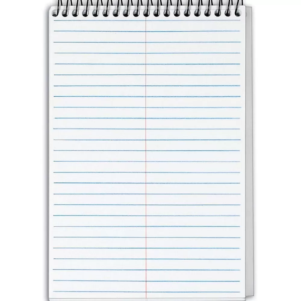 TOPS Notepads<Docket Gold Steno Pad, 6" x 9", Gregg Ruled, White, 100 Sheets/Pad (99708)