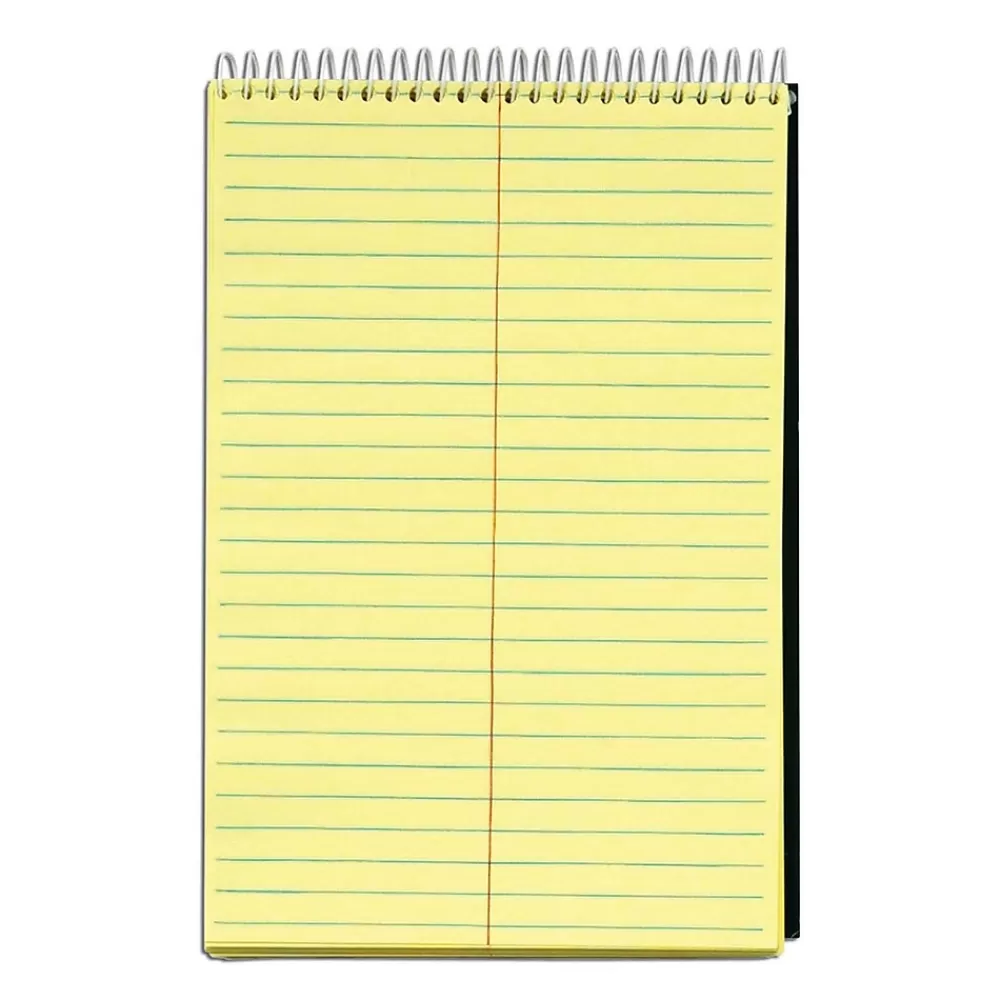 TOPS Notepads<Docket Steno Book, 6" x 9", Gregg Ruled, Canary, 100 Sheets/Pad (63851)