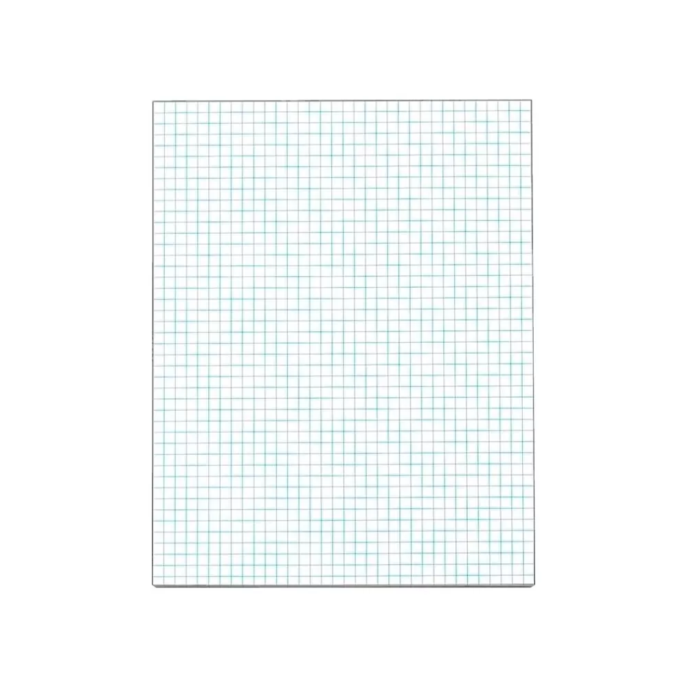 TOPS Notepads<Graph Pad, 8.5" x 11", Graph, White, 50 Sheets/Pad (TOP 33041)