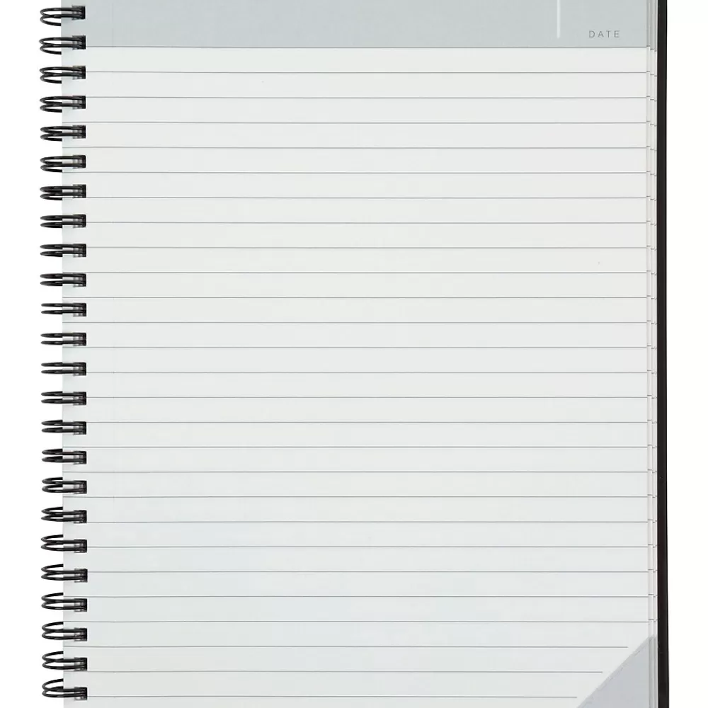 TOPS Notebooks<Idea Collective 1-Subject Professional Notebooks, 5.8" x 8.3", College Ruled, 80 Sheets, Black (56897)