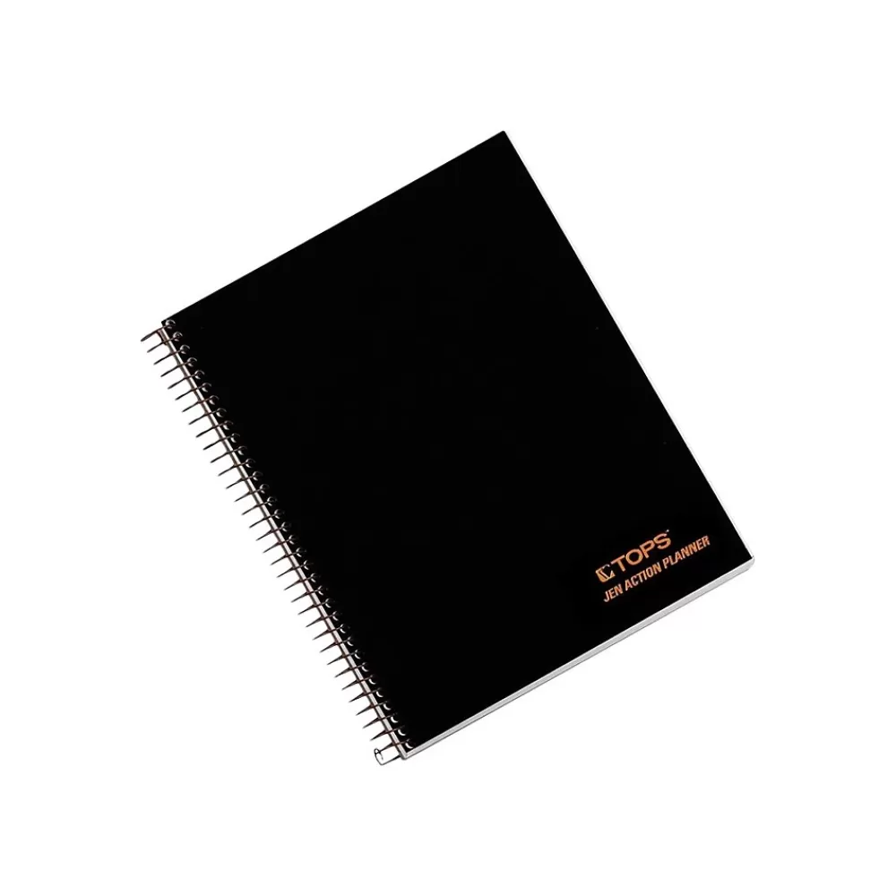 TOPS Subject Notebooks<JEN Subject Notebooks, 6.75" x 8.5", Cornell, 84 Sheets, Black (63827)
