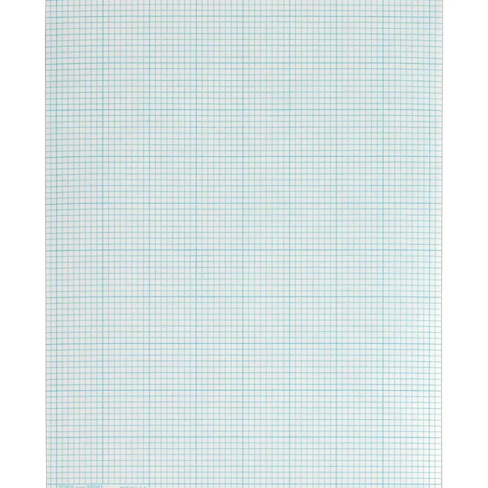 TOPS Notepads<Notepad, 8.5" x 11", Graph Ruled, White, 50 Sheets/Pad (35081)