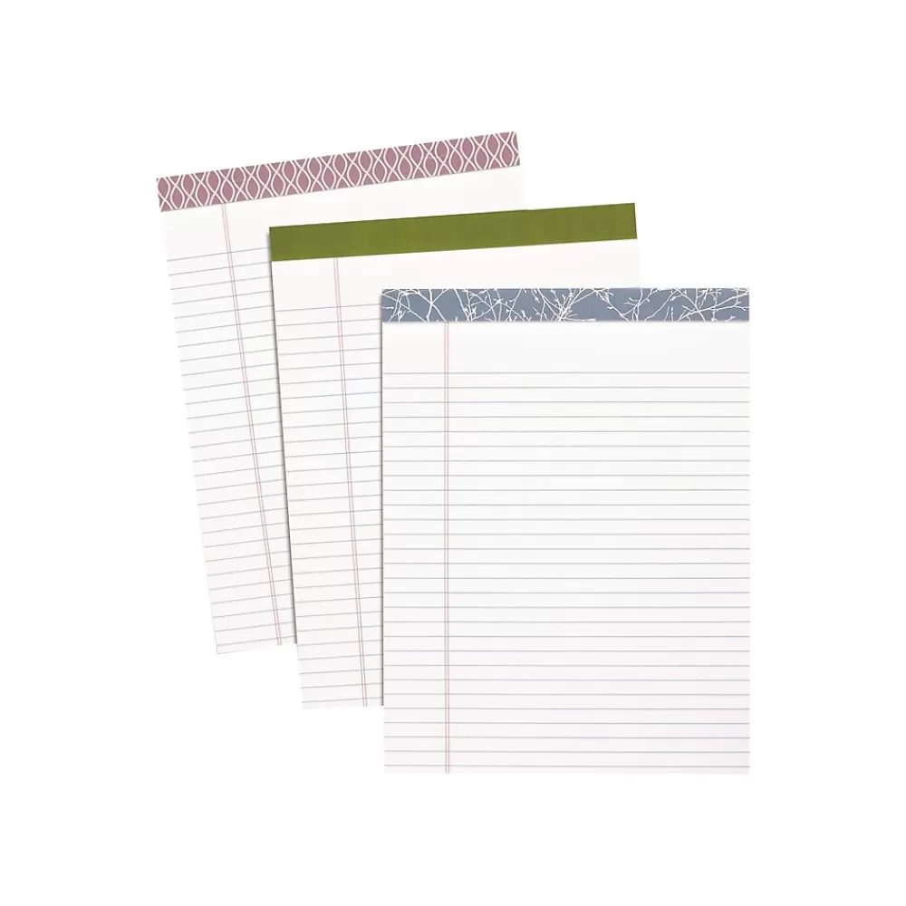 TOPS Notepads<Notepad, 8.5" x 11" (US letter), Narrow Ruled, Assorted Colors, 50 Sheets/Pad, 1 Pad/Pack (20490/V2)
