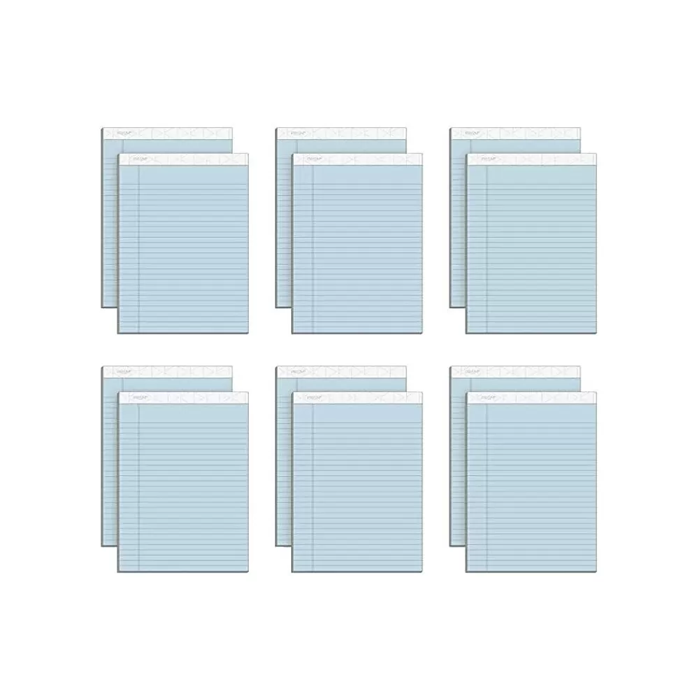 TOPS Notepads<Prism+ Notepads, 8.5" x 11.75", Wide, , 50 Sheets/Pad, 12 Pads/Pack (TOP63120)