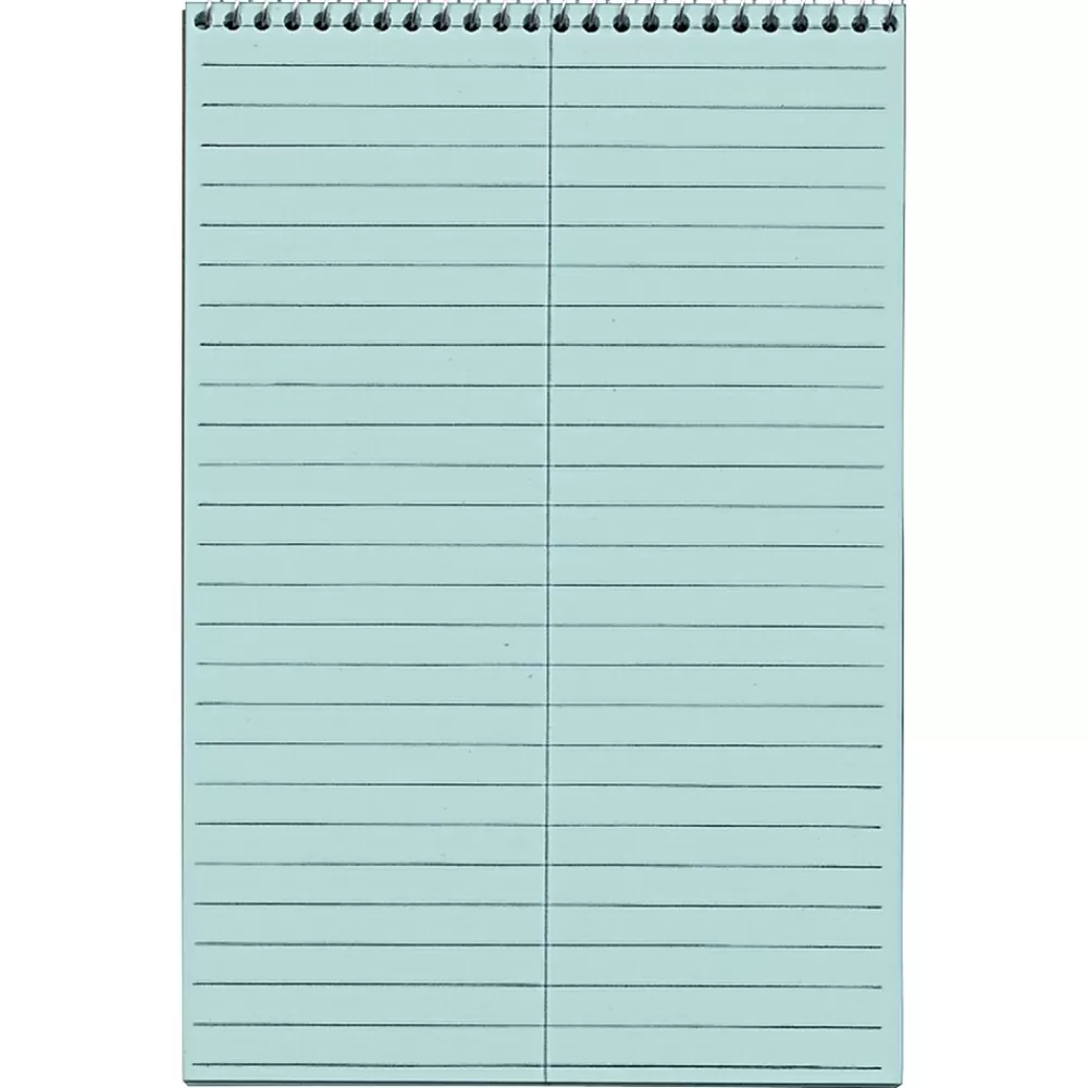 TOPS Notepads<Prism Steno Pads, 6" x 9", Gregg, Blue, 80 Sheets/Pad, 4 Pads/Pack (TOP 80284)