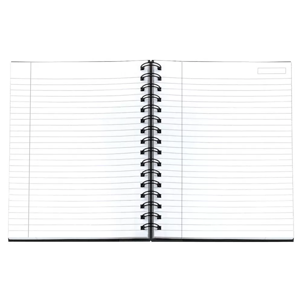 TOPS Notebooks<Royale Professional Notebooks, 5.88" x 8.25", College Ruled, 96 Sheets, Black (25330)