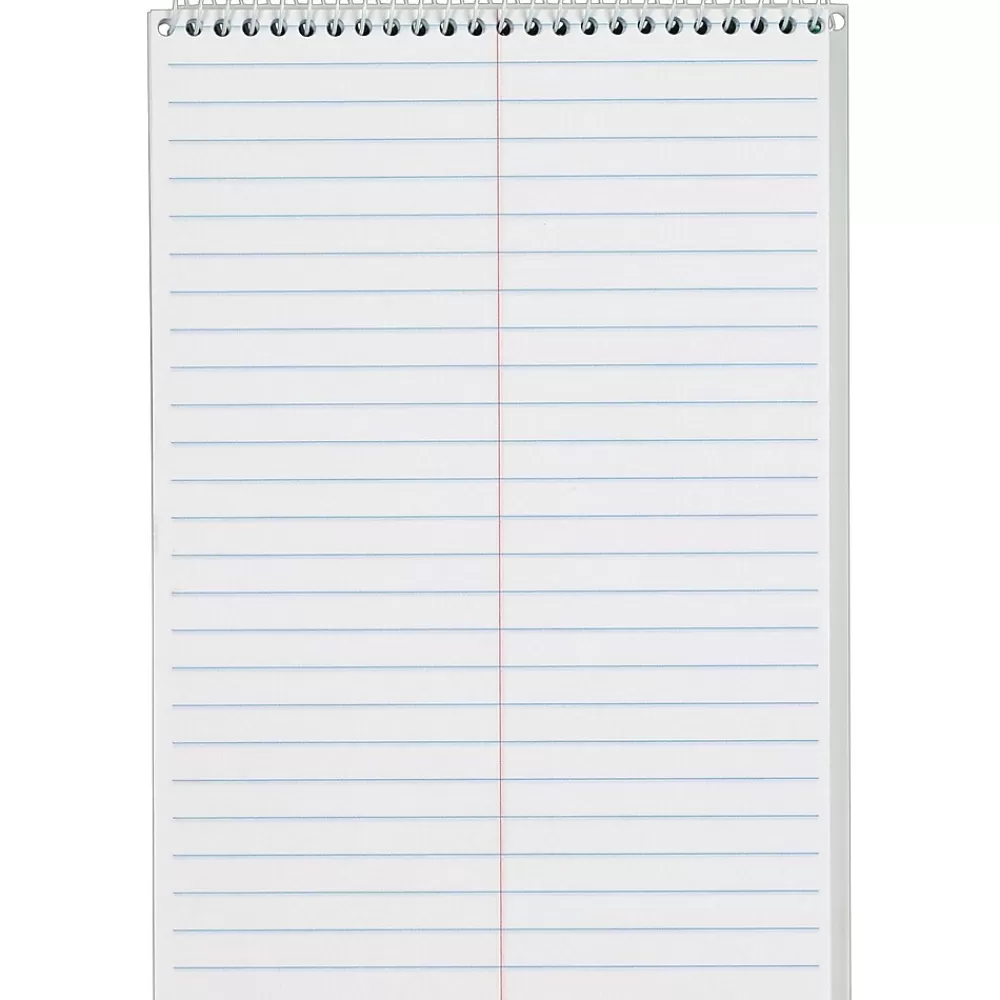 TOPS Notepads<® Steno Book, White, Gregg Ruled, 6" x 9", 80 Sheets/Pad, 4/Pack (80220)