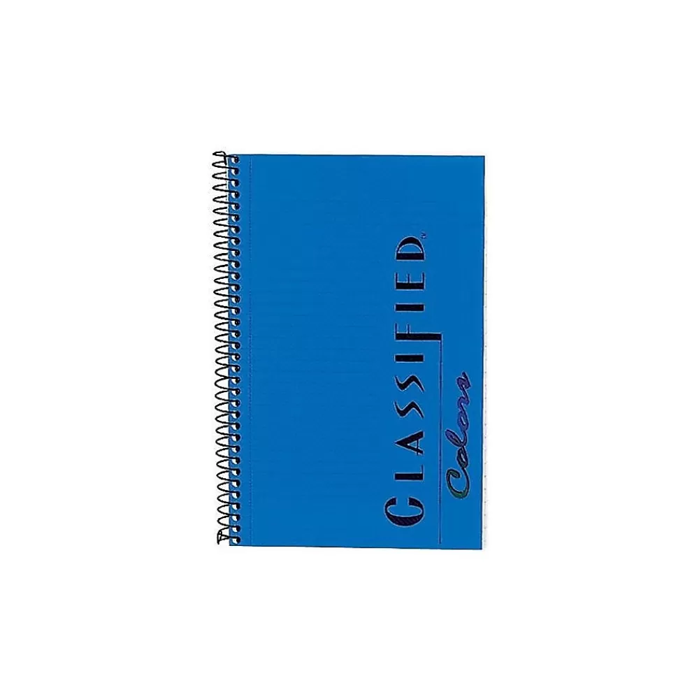 TOPS Subject Notebooks<1-Subject Notebooks, 5.5" x 8.5", Narrow Ruled, 100 Sheets, Blue (73506)