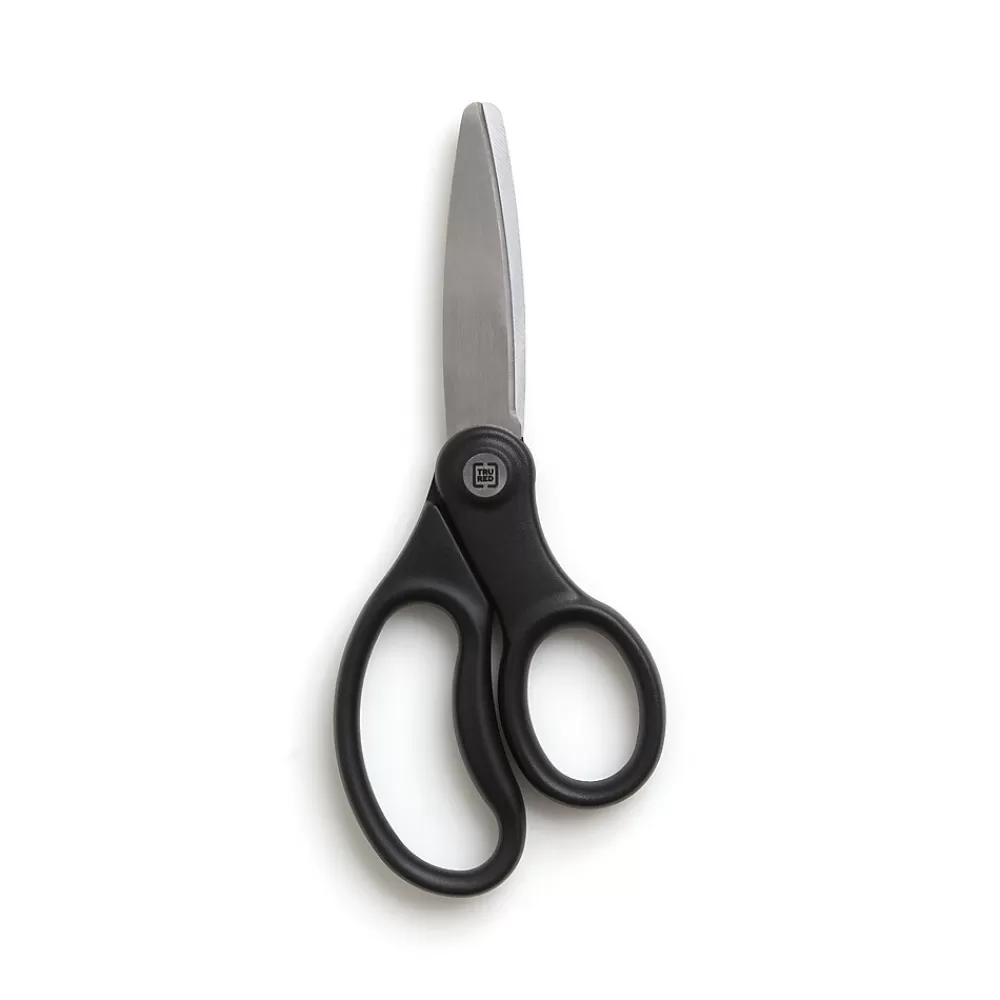 TRU RED Scissors<™ 5" Stainless Steel Scissors, Straight Handle, Right & Left Handed (TR55041)